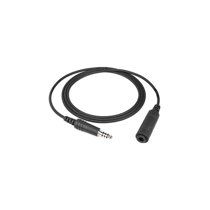 Wirenest Aviation U174 Headset Extension Cable (5 ft / 1.5 m) ? Durable, High-Fidelity Extension for Helicopter Headsets