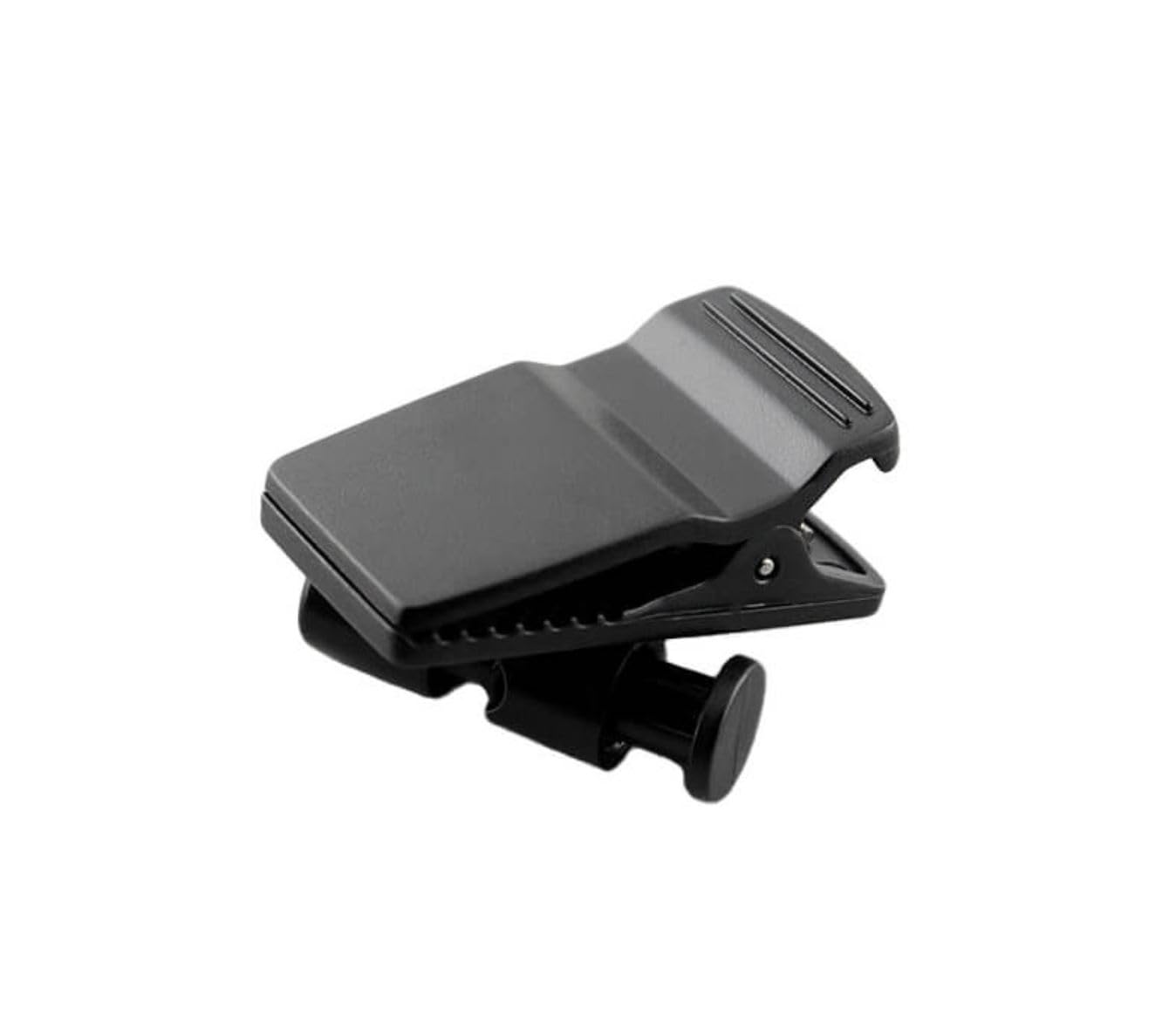 Aviation Headset Cable Clip, Clothing Wire Holder for Pilots, Black Plastic