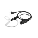 Wirenest Surveillance Acoustic Tube Earpiece with PTT Microphone - Compatible with Motorola M1A Connector