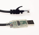 Wirenest FTDI USB to RJ45 Serial Cisco Rollover Console Cable Round with Snagless Ends 6 Feet