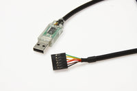 Wirenest FTDI USB to 3.3v TTL w 3.3v VCC. 6 Way Header. Rx Tx LEDs. Hardware Handshake