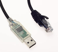 Wirenest FTDI USB to RJ45 Serial Cisco Rollover Console Cable Round with Snagless Ends 6 Feet