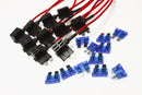 Standard ATO Fuse Tap 16awg with 15A Fuse - 10 Pack