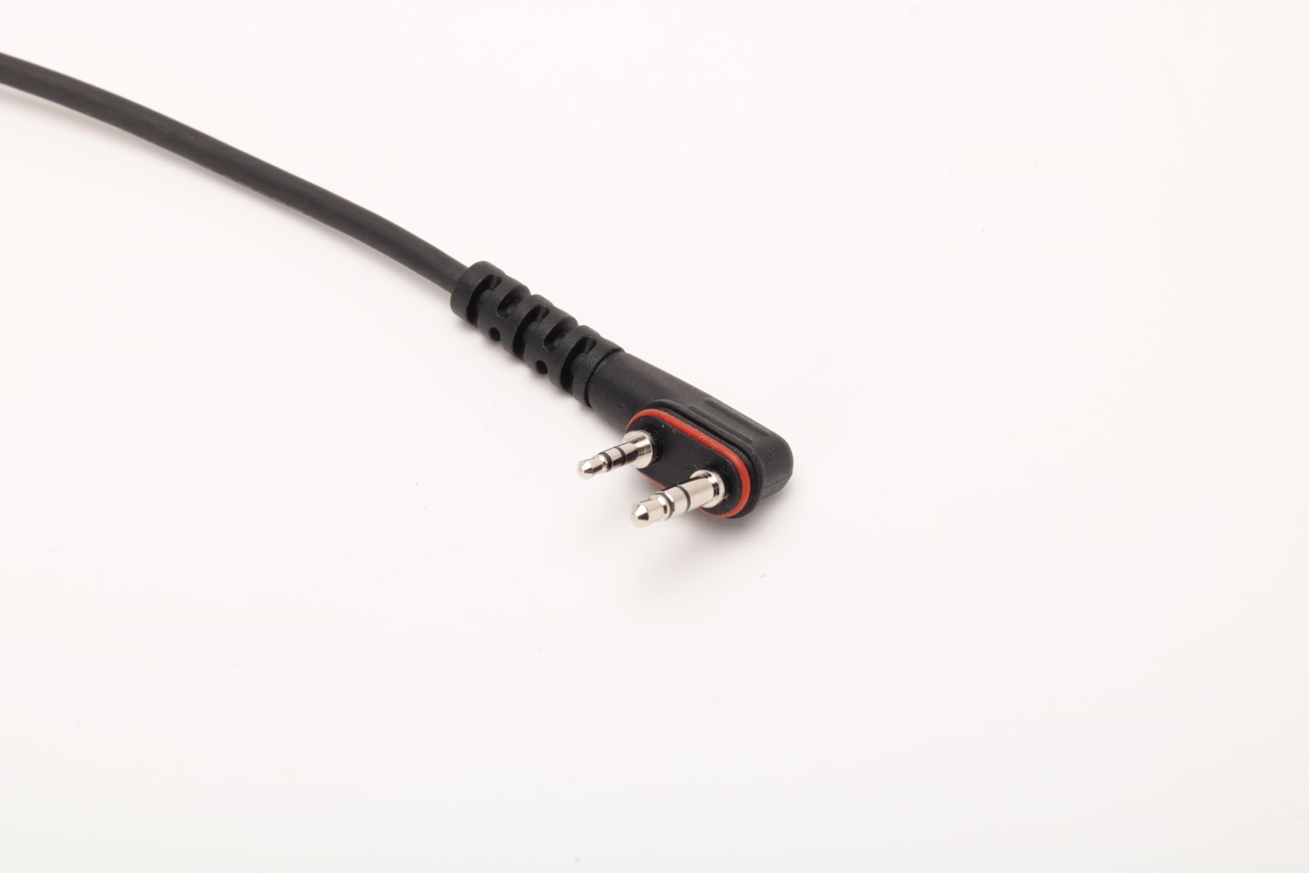 Wirenest® Aviation Headset Adapter Cable – Aftermarket Replacement for Icom OPC-2379 / OPC-499 – GA Dual-Plug Adapter with 3.5 mm PTT Jack & Rubber Seal for Icom IC-A3 A6 A14 A22 A24 A25 Radios