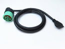 Wirenest® J1939 to 10-Pin PT30 ELD Logbook Cable for Electronic Logging Devices, 9-Pin Deutsch Diagnostic Adapter Harness for Fleet ELD Systems