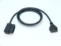 Wirenest® OBDII to 10-Pin PT30 ELD Logbook Cable for Electronic Logging Devices, OBD2 Diagnostic Adapter Harness for Fleet ELD Systems
