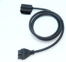 Wirenest® OBDII to 10-Pin PT30 ELD Logbook Cable for Electronic Logging Devices, OBD2 Diagnostic Adapter Harness for Fleet ELD Systems
