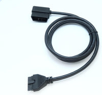 Wirenest® OBDII to 10-Pin PT30 ELD Logbook Cable for Electronic Logging Devices, OBD2 Diagnostic Adapter Harness for Fleet ELD Systems