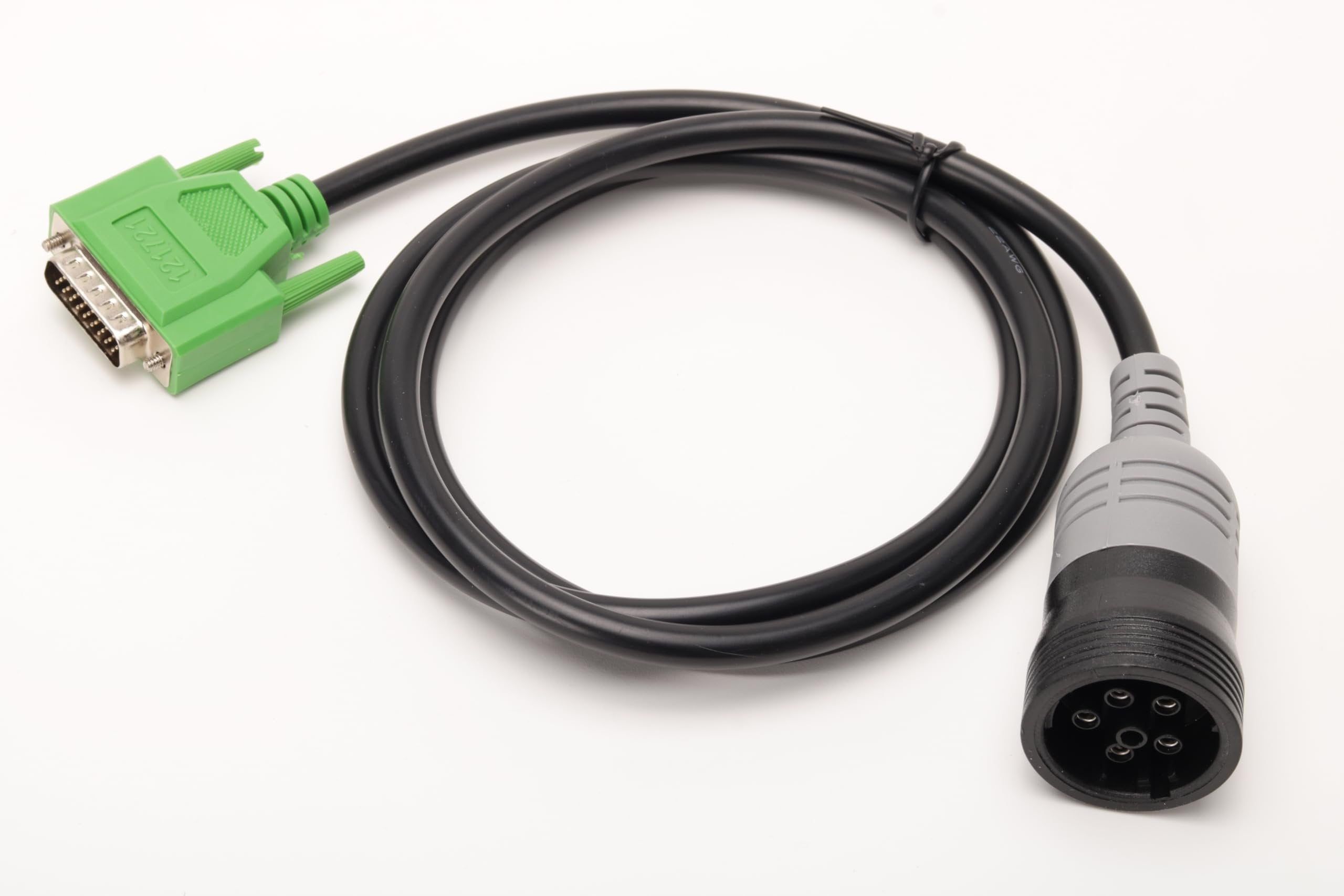 Wirenest® 6-Pin Heavy Duty Diagnostic Cable – Aftermarket Replacement for Noregon 121721 – Compatible with JPRO® DLA+ 2.0 & DLA+ 3.0 – J1708/J1587 for 2005 & Older Trucks