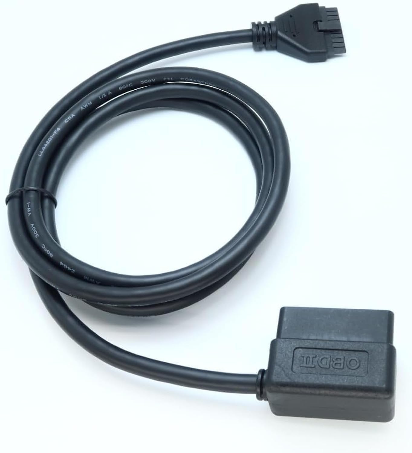 Wirenest® PT30 ELD Logbook Cable – OBD2 16-Pin to 10-Pin Light/Medium Duty