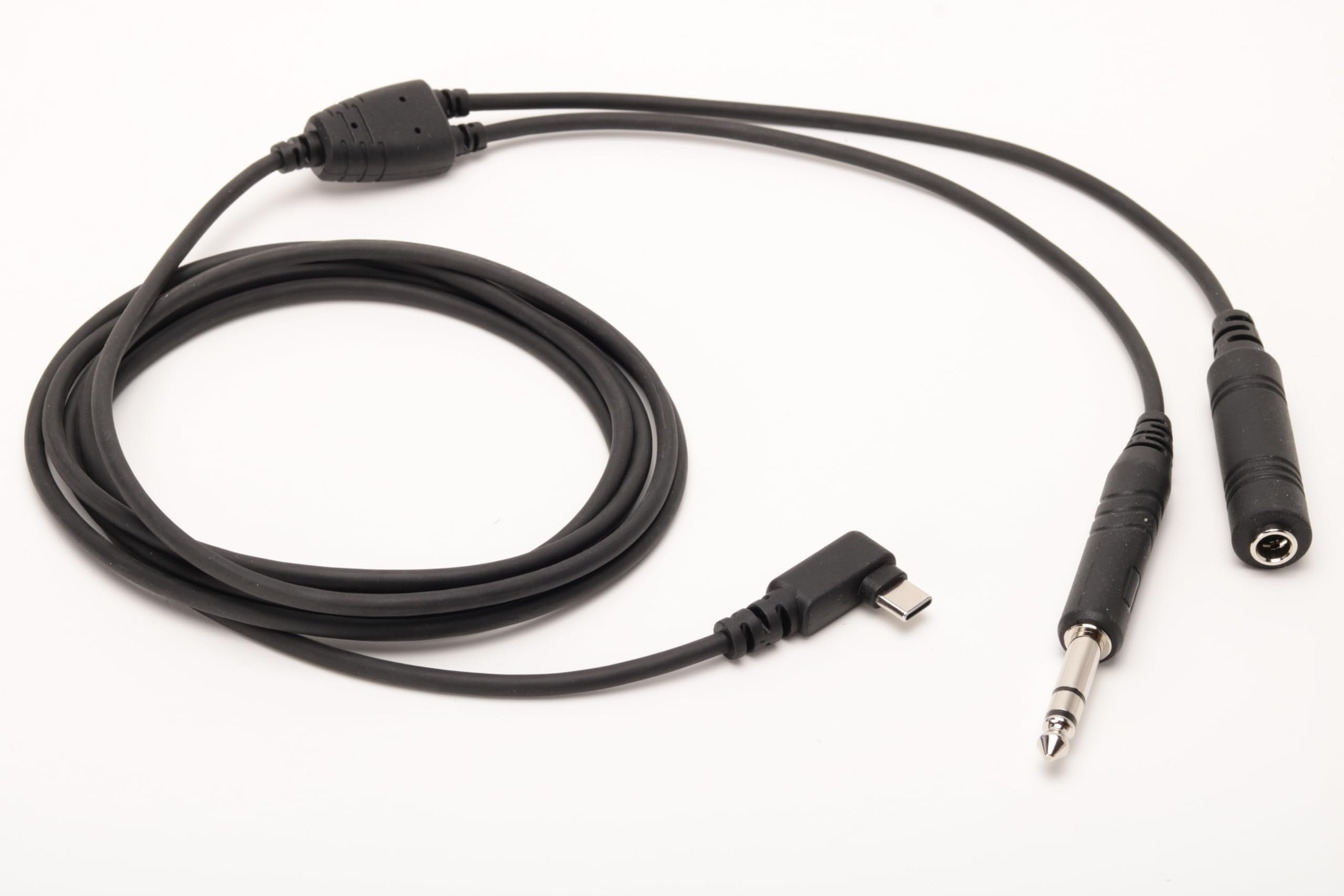 Wirenest® Aviation Audio Recording Adapter with USB-C Connector – Record Cockpit & ATC Audio, Single GA Plug to USB-C