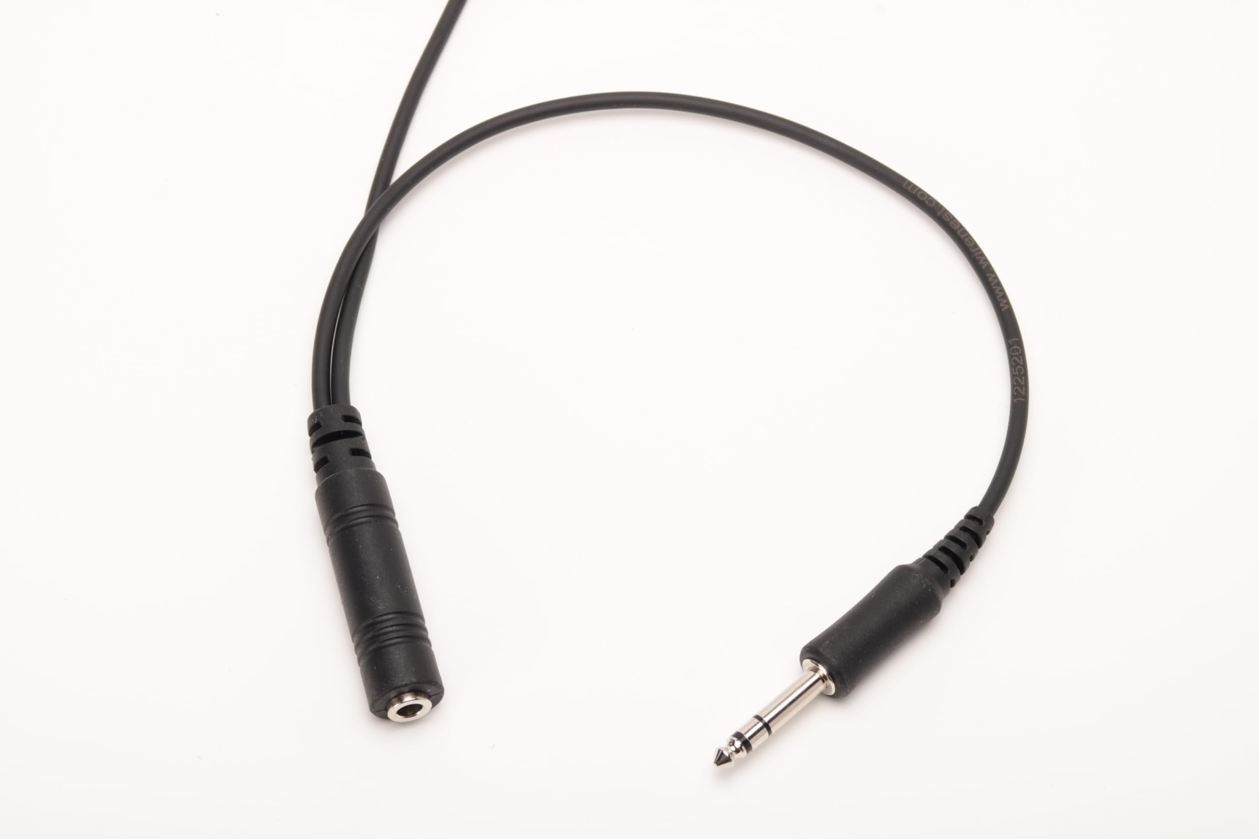 Wirenest® Aviation PTT Button with Velcro Strap – Inline Push-to-Talk Switch with 5.2 mm PJ Plug and Jack – for GA Headsets, Intercoms, and Handheld Transceivers