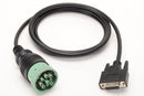 Wirenest® Diagnostic Cable for John Deere EDL V2 & V3 Service Advisor — Replacement for DS10050 / DS10039, Standard W1 (9-Pin Deutsch) Interface, 6FT Heavy-Duty Cable with Molded Connectors