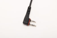 Wirenest® Aviation Headset Adapter Cable – Aftermarket Replacement for Icom OPC-2379 / OPC-499 – GA Dual-Plug Adapter with 3.5 mm PTT Jack & Rubber Seal for Icom IC-A3 A6 A14 A22 A24 A25 Radios