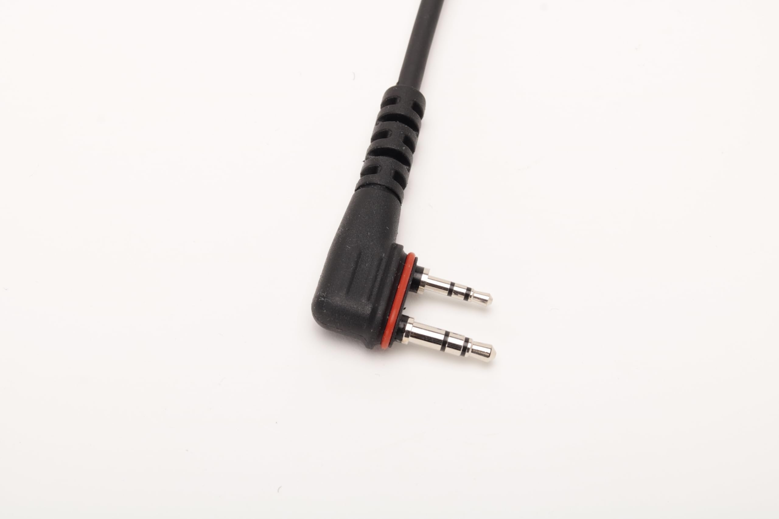 Wirenest® Aviation Headset Adapter Cable – Aftermarket Replacement for Icom OPC-2379 / OPC-499 – GA Dual-Plug Adapter with 3.5 mm PTT Jack & Rubber Seal for Icom IC-A3 A6 A14 A22 A24 A25 Radios