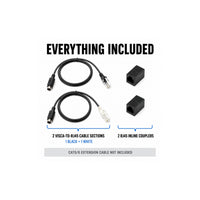 Wirenest VISCA extendable cable kit — included components