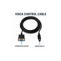 Wirenest VISCA DB9 female to 8-pin male control cable — connection
